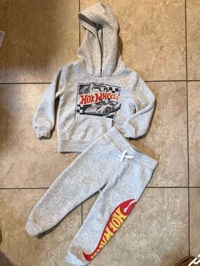 Toddler Hot Wheels Sweatshirt & Jogger Set - Gray 2T
